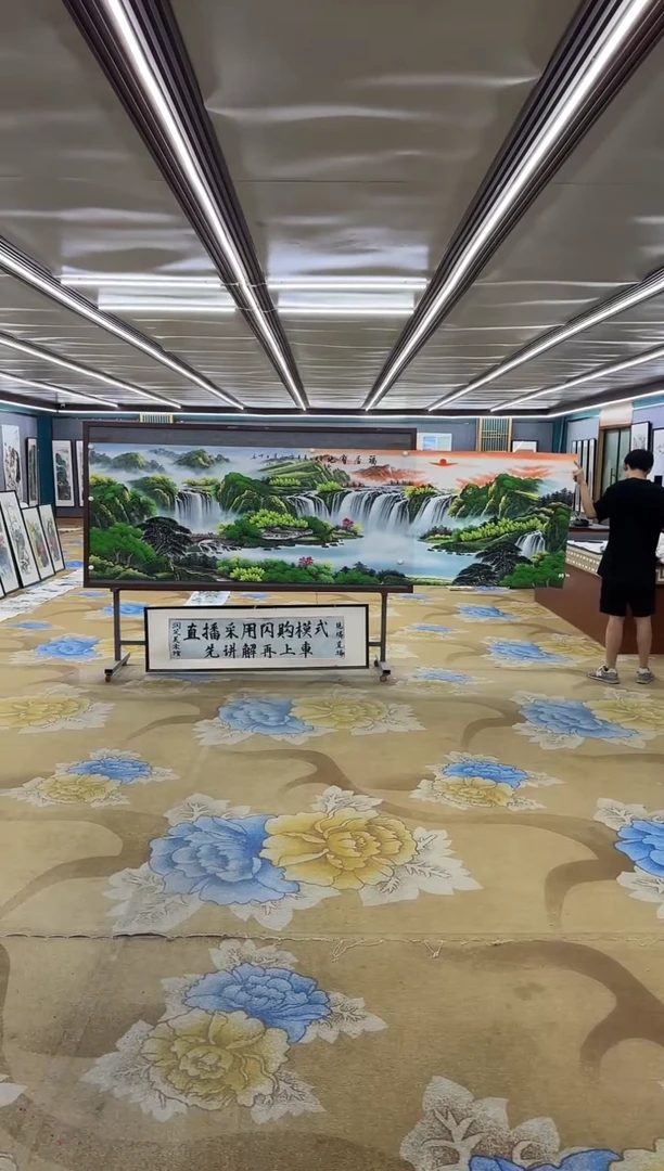 绘画绘画Y-刘雪红-小丈二-山水画
