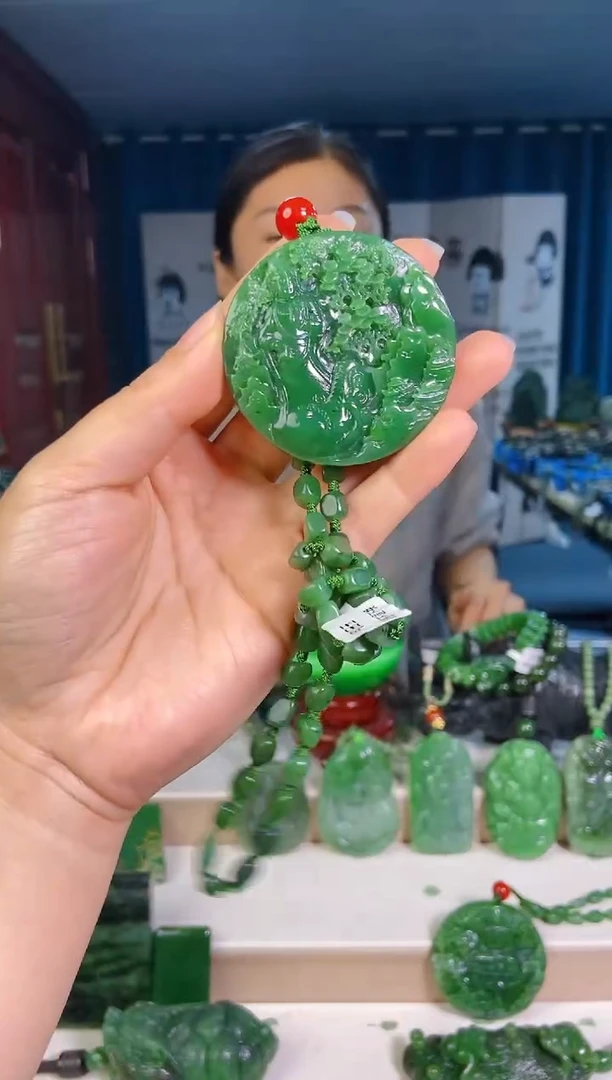 和田玉未镶嵌挂件1