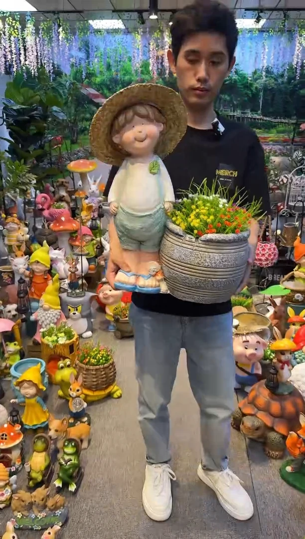 无花朵花园庭院摆件&00&