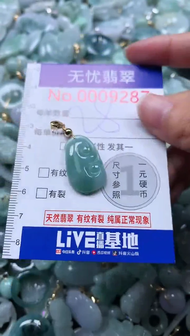 颈饰未镶嵌翡翠9287