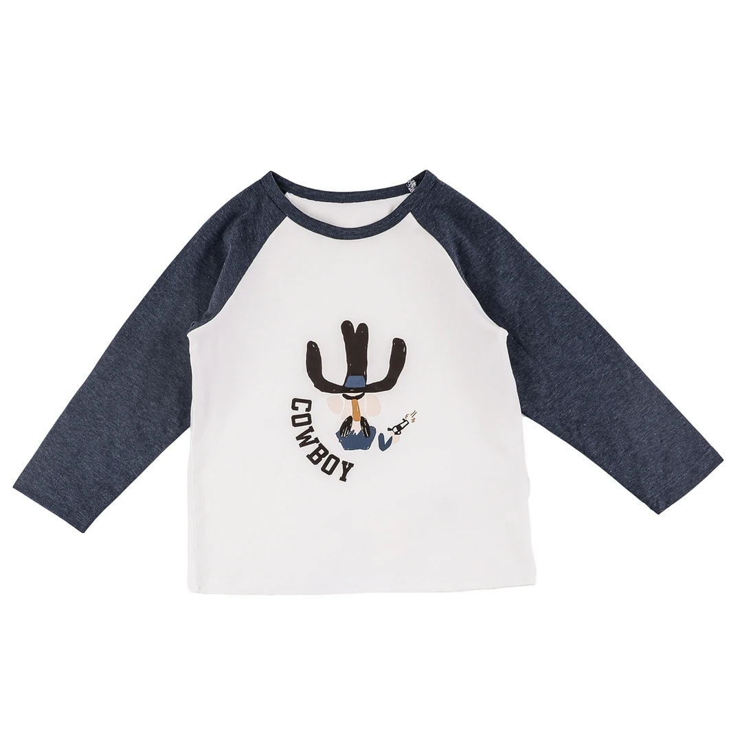 单层针织棉长袖T恤33121001