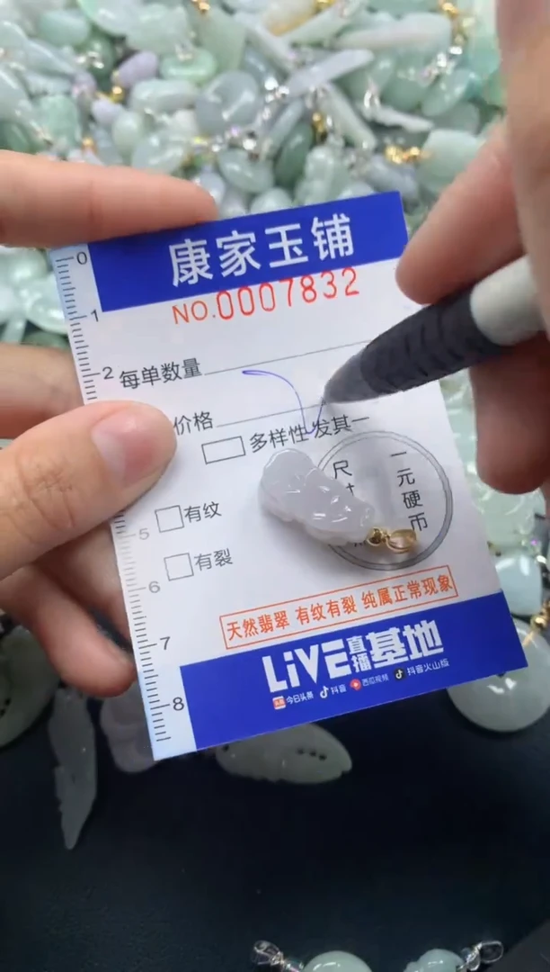 颈饰未镶嵌翡翠7832