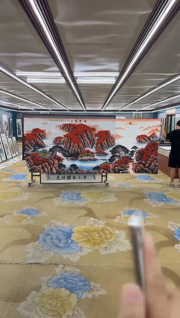 绘画绘画Y-刘雪红-大丈二-山水画