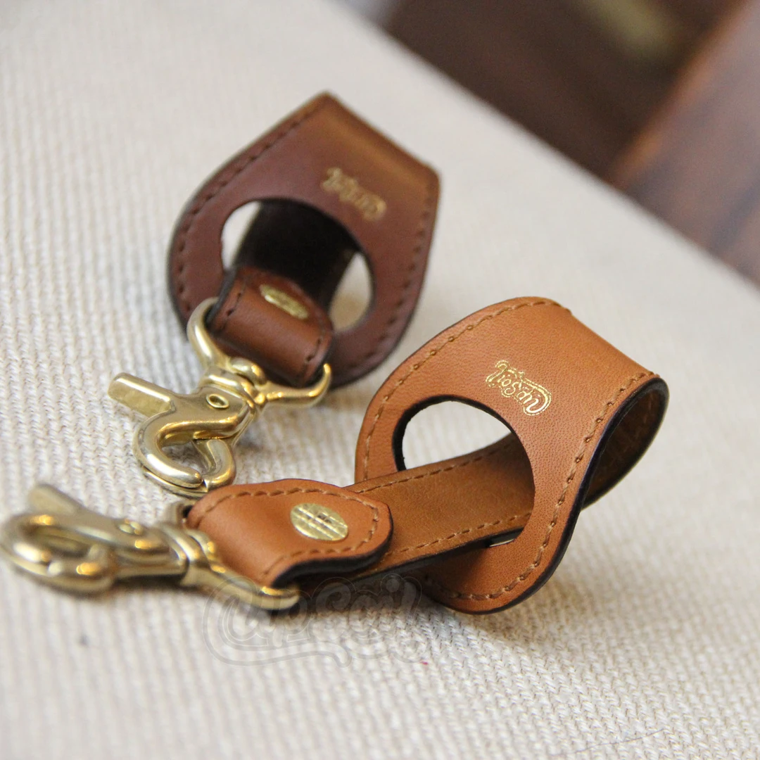 UPSOIL美式复古真皮帽子钩扣 水杯钩扣拎环