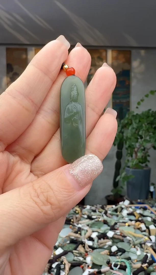 颈饰未镶嵌和田玉拍一发一多样性发货