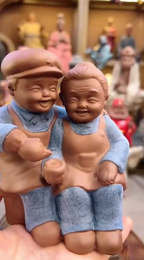 紫砂茶宠器闵茶宠摆件