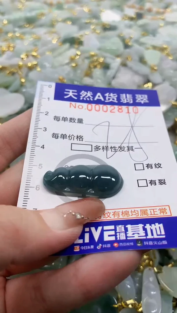 颈饰未镶嵌翡翠天然A货翡翠