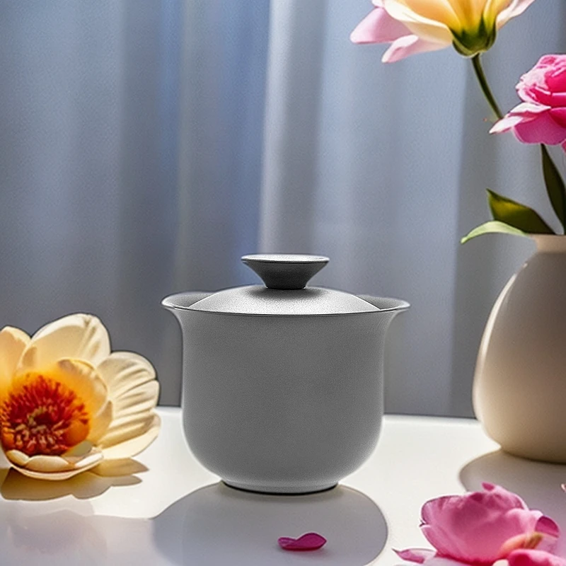 【纯钛餐具链接】盖碗商品以直播实物为准