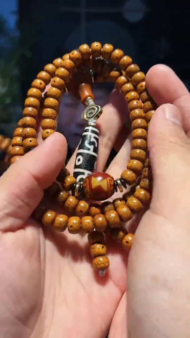 【闪购商品】菩提吊坠未镶嵌星月菩提108串