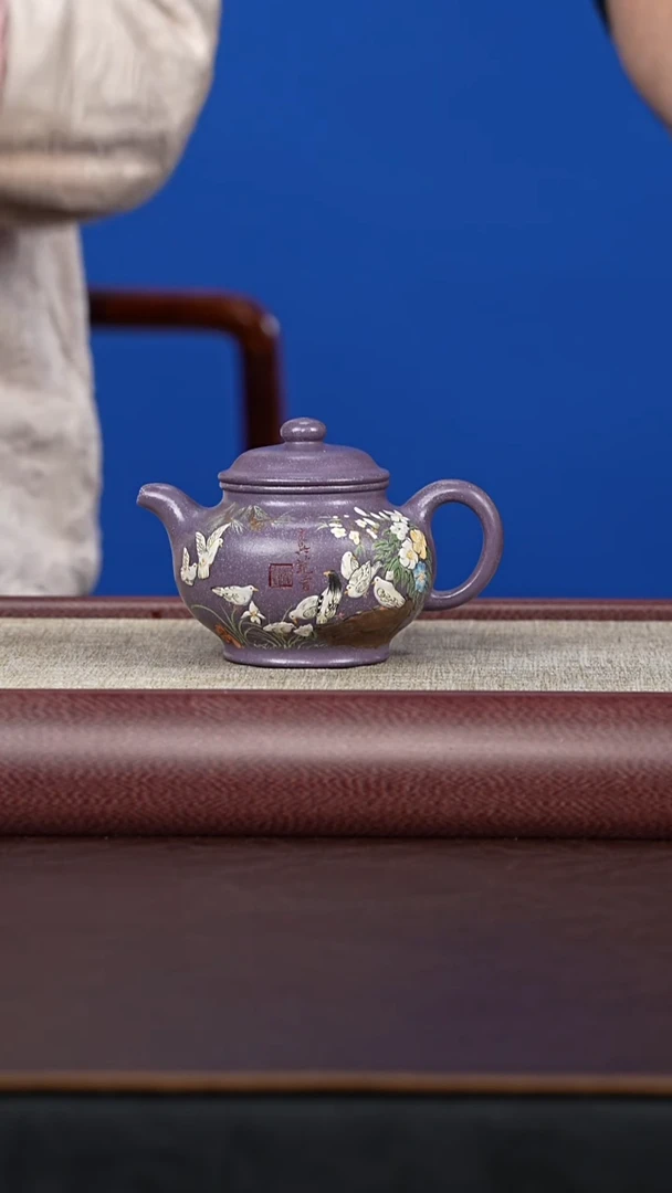 紫砂壶/供春道婷婷紫砂91