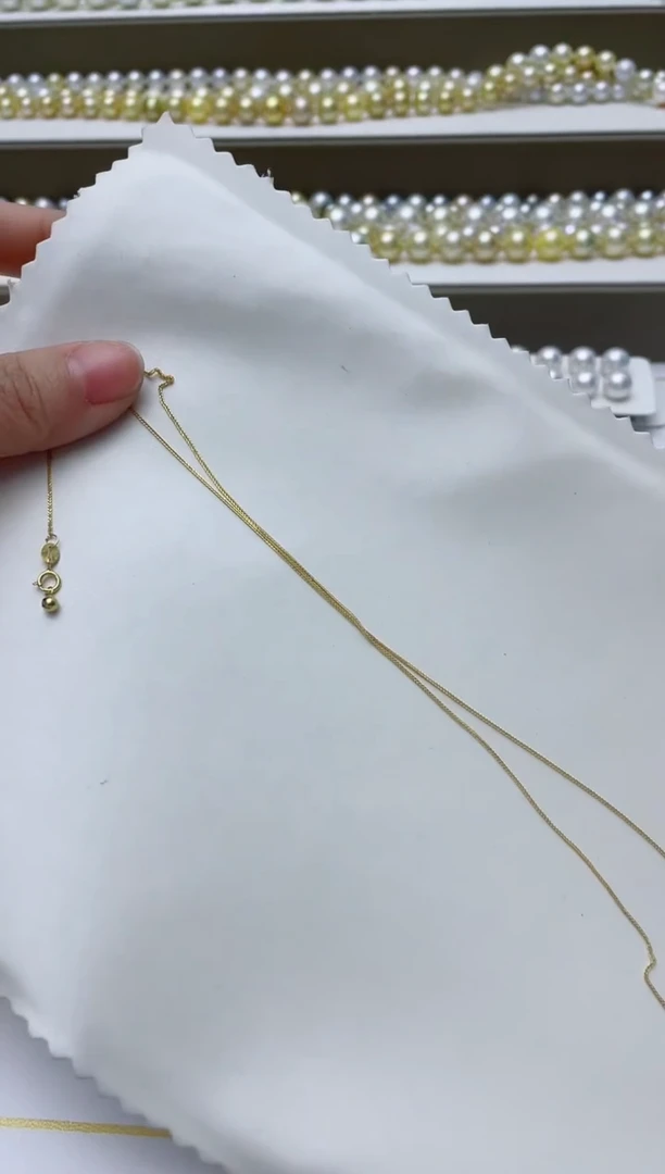 【闪购商品】海水珍珠颈饰18K金镶嵌A126