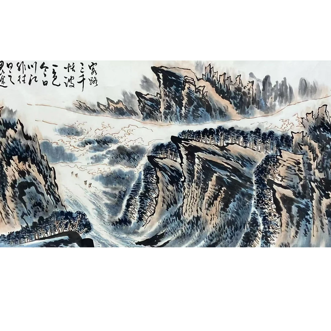 陆 山水画片100 200 18平尺