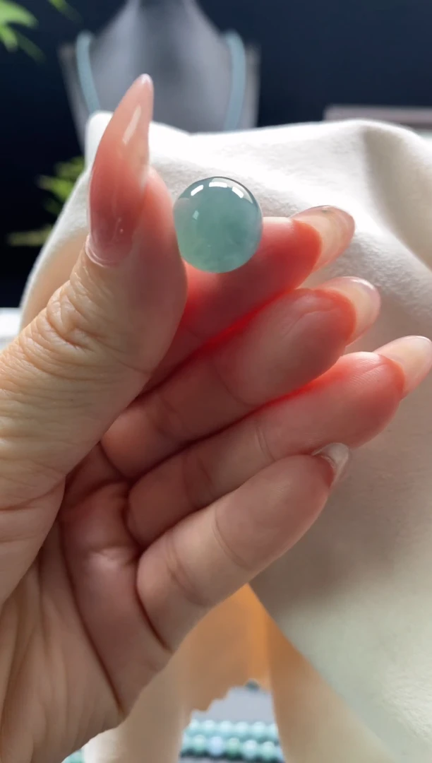 未镶嵌手链翡翠散珠卡12mm