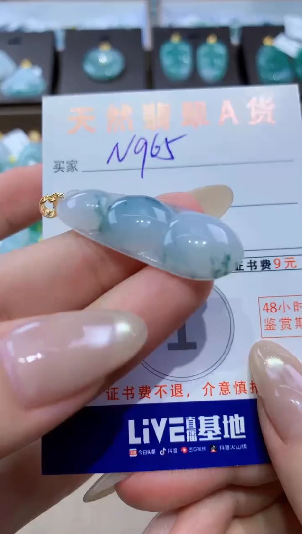 颈饰未镶嵌翡翠天然缅甸翡翠A货挂件