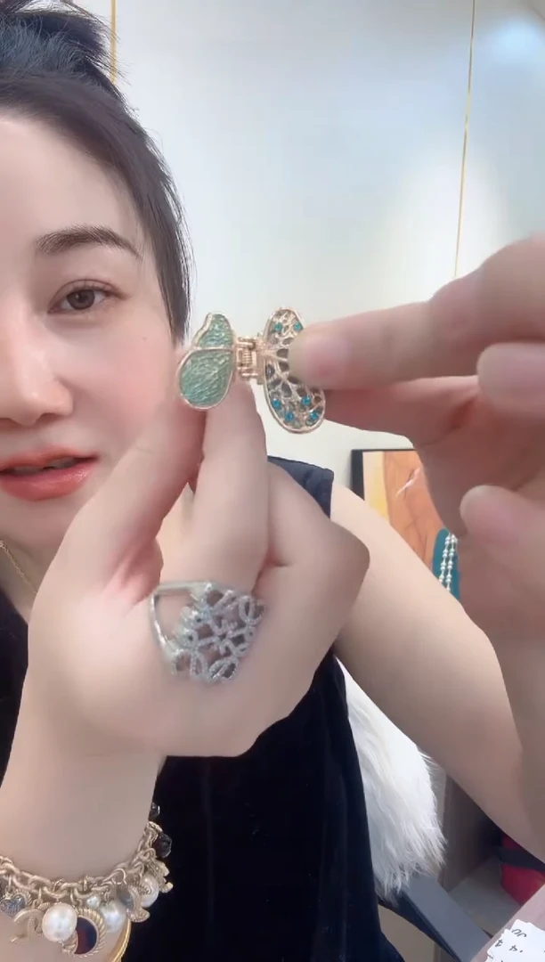 铁合金醋酸（人造纤维）铜丝线边夹发箍集合 LG-116