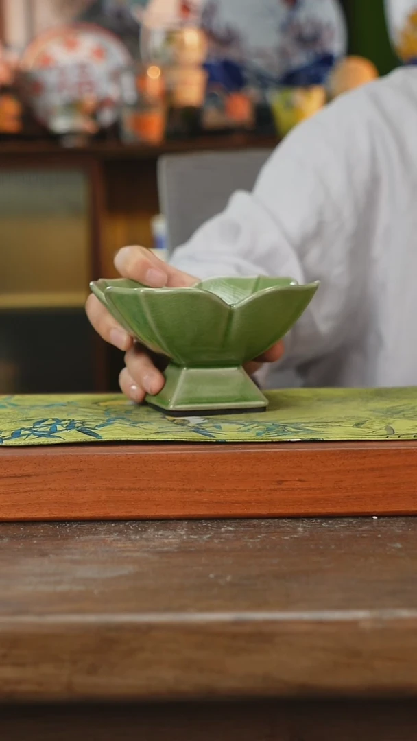 摆件景德镇釉下手绘陶瓷茶具，咖啡杯