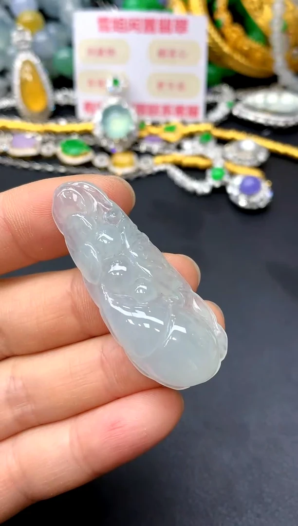 颈饰未镶嵌翡翠189-中国好珍宝