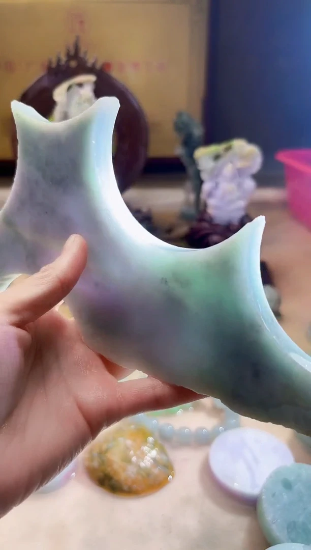 翡翠挂件未镶嵌A货柠优4151