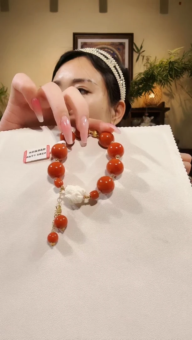 未镶嵌手链南红玛瑙手链