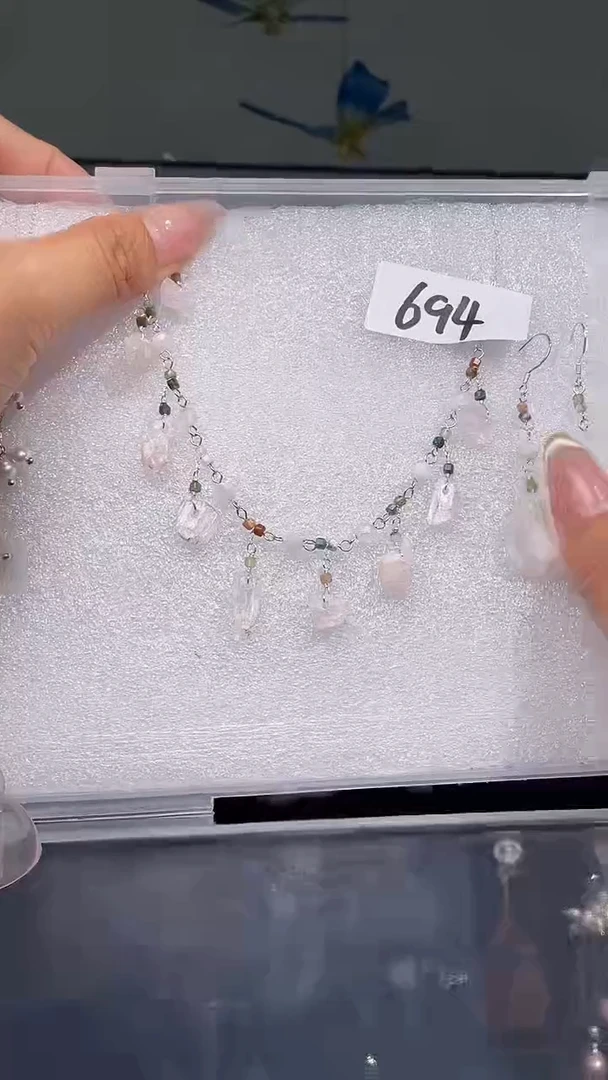 紫晶耳饰银S925镶嵌喜欢拍