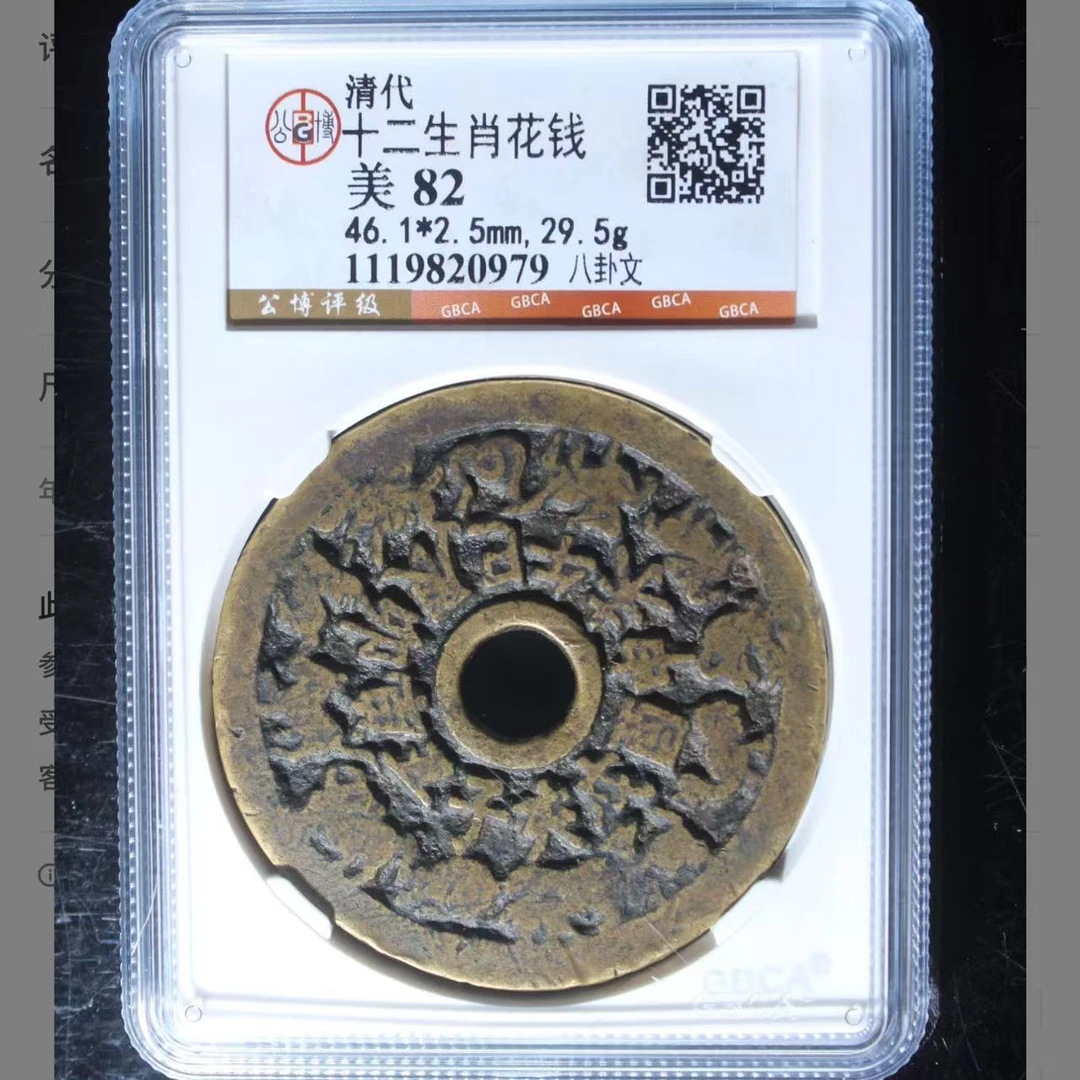 7十二生肖八卦文钱币