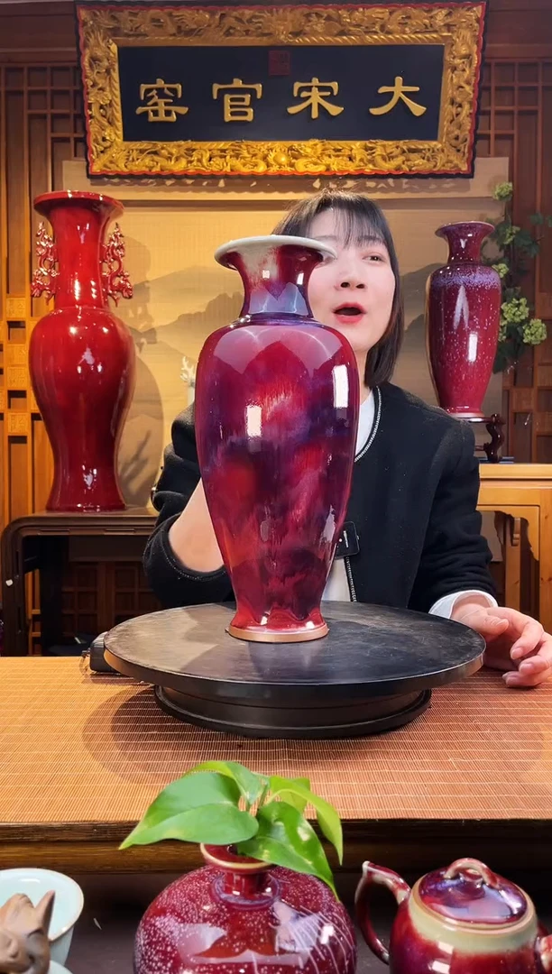 摆件大宋官窑【观音瓶】端庄典雅