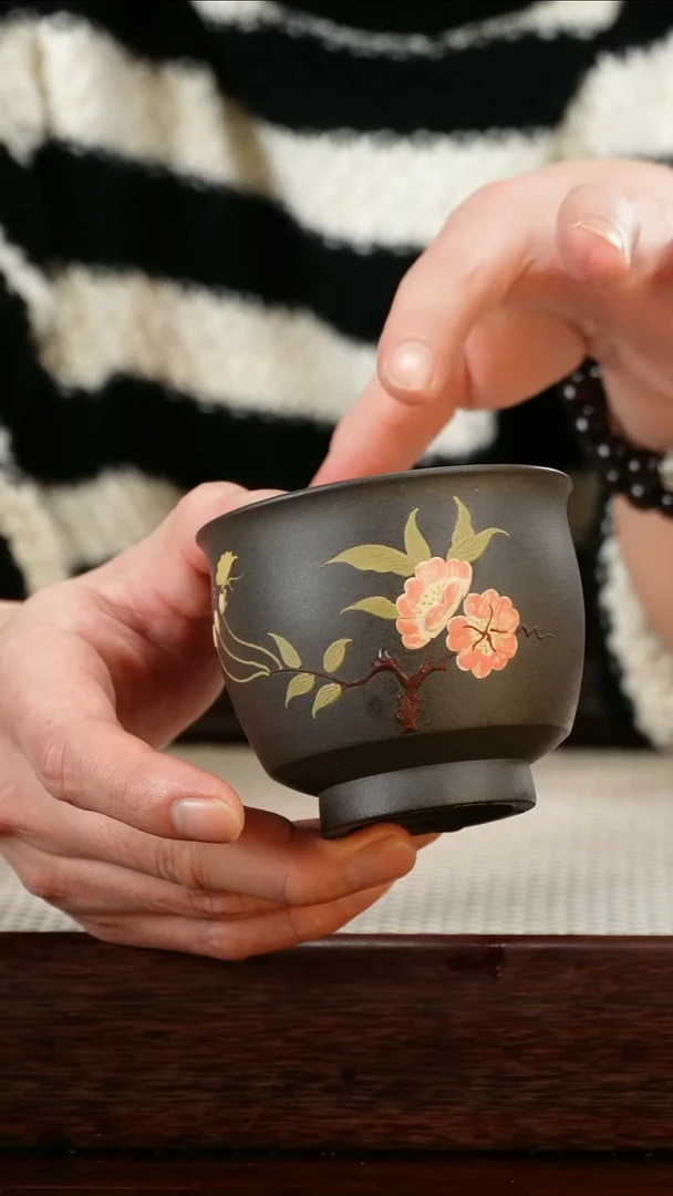 茶壶紫砂青灰段主人杯120cc左右