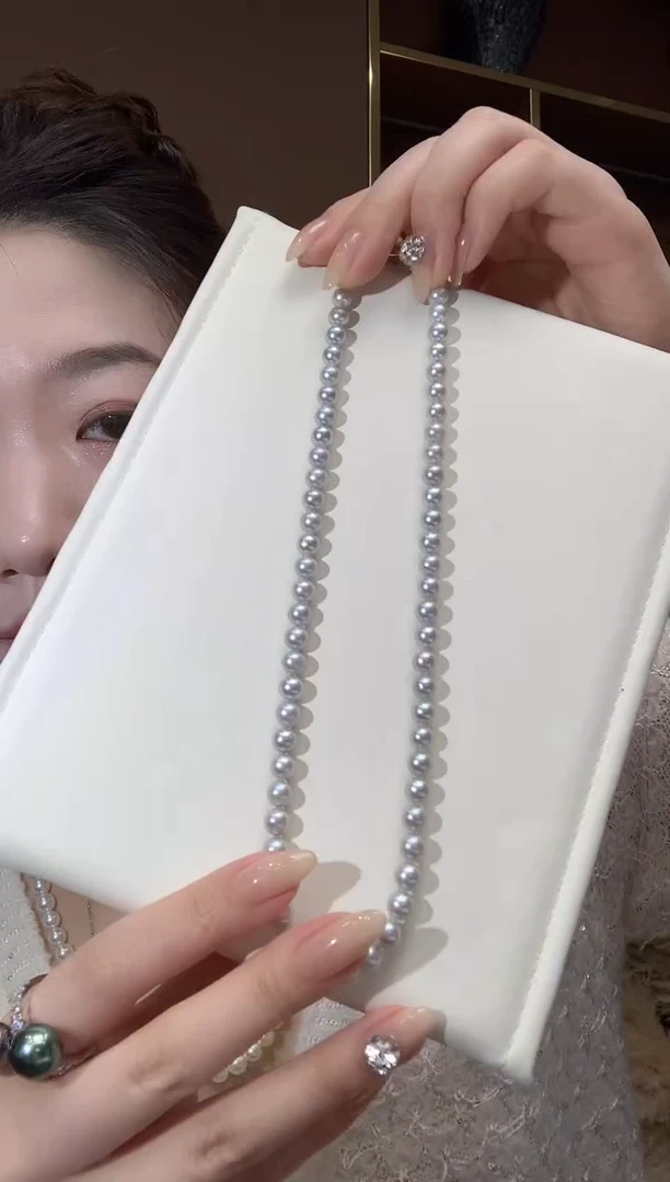 颈饰未镶嵌海水珍珠59-套链（多样性发货一件