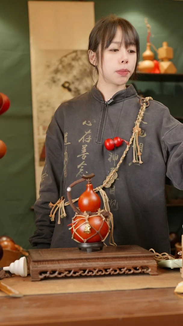 178号精品天然大漆酒葫芦一物一拍~