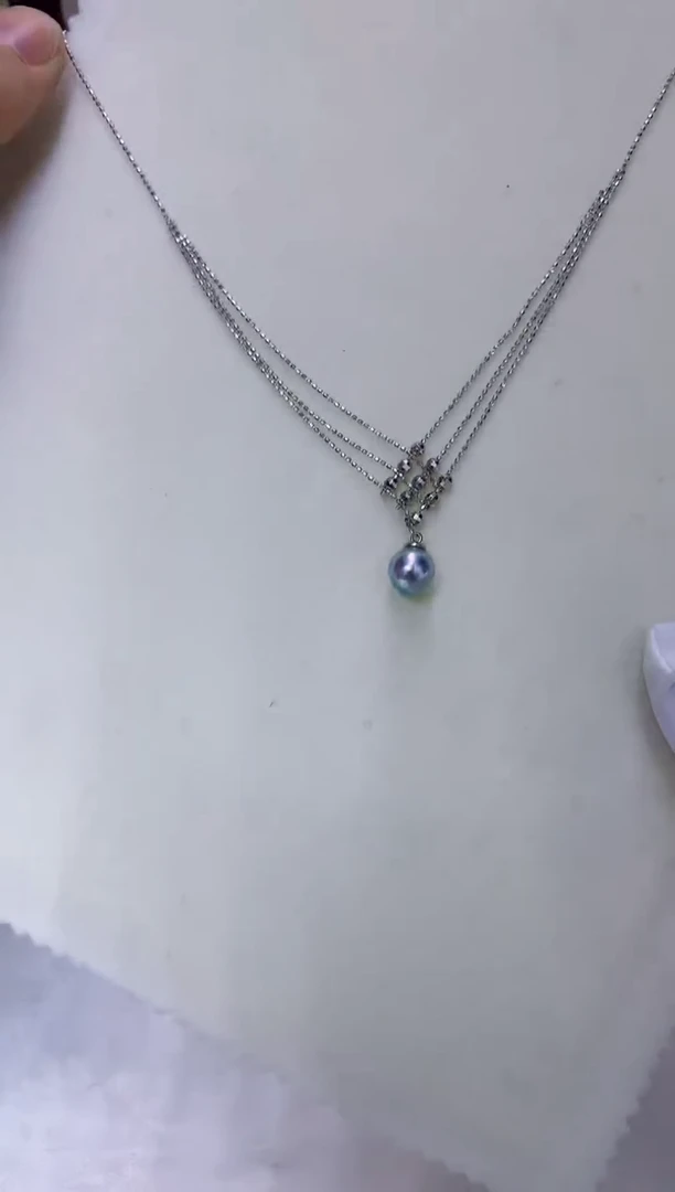 银S925镶嵌海水珍珠饰品设计款套链