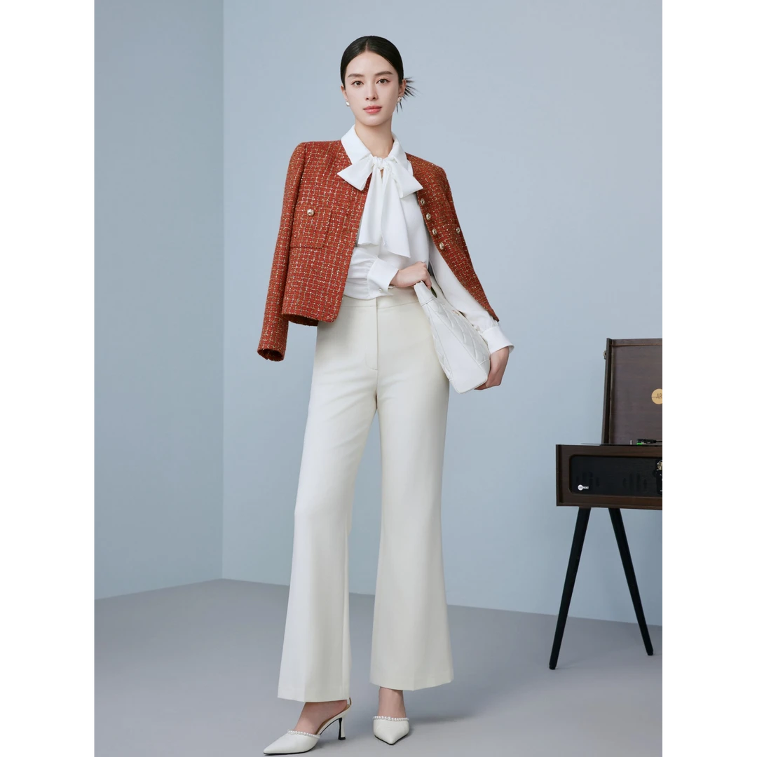 2025年早春新款气质显瘦休闲裤百搭女款西装长裤-MOGA01WPT002W31