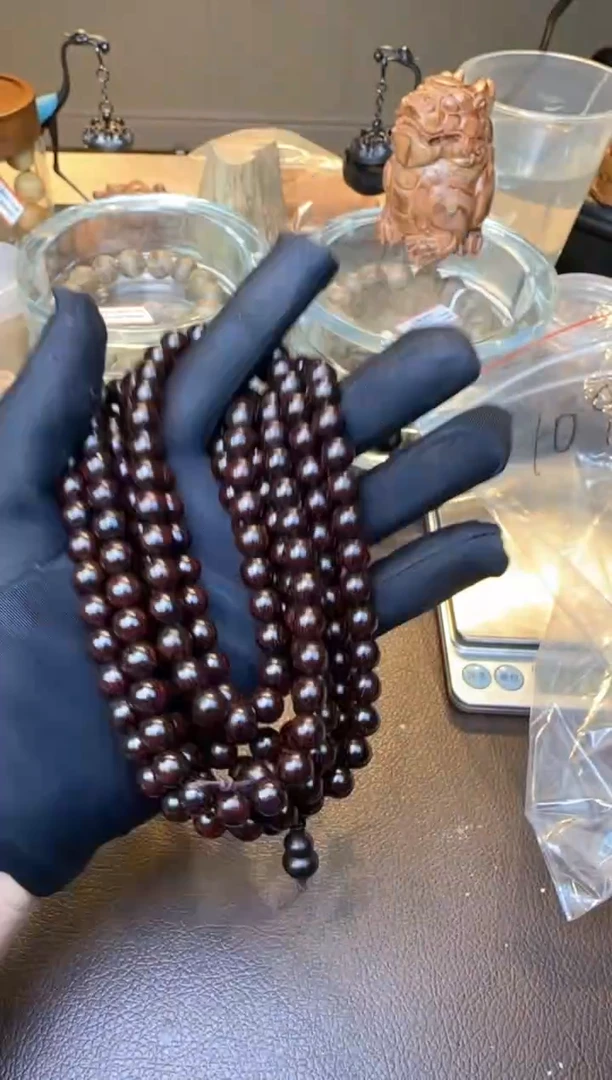 木1099小叶紫檀多圈8mm爆星多样性发其一