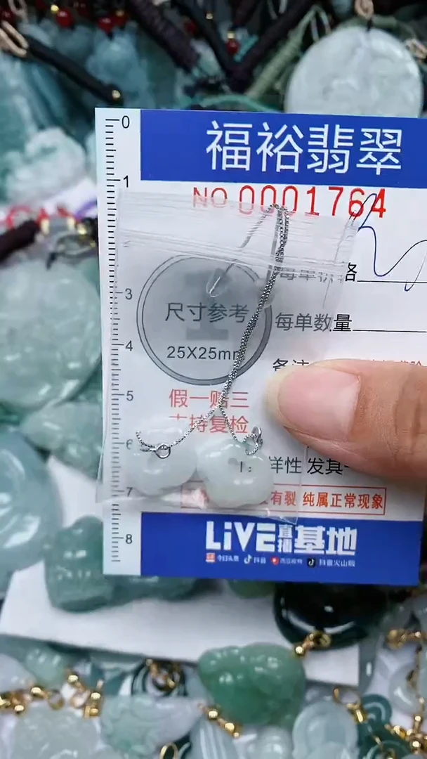 翡翠未镶嵌颈饰...0001764