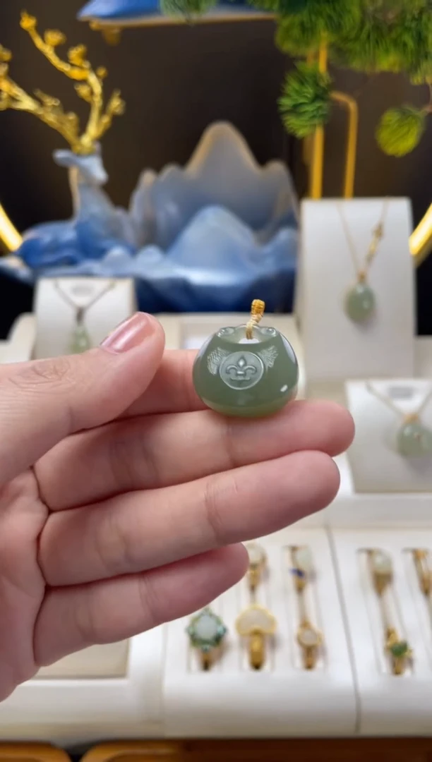 【闪购商品】和田玉吊坠未镶嵌和田玉锁包吊坠