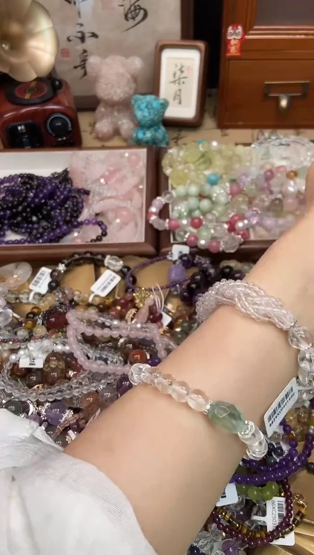 水晶手链未镶嵌164手串