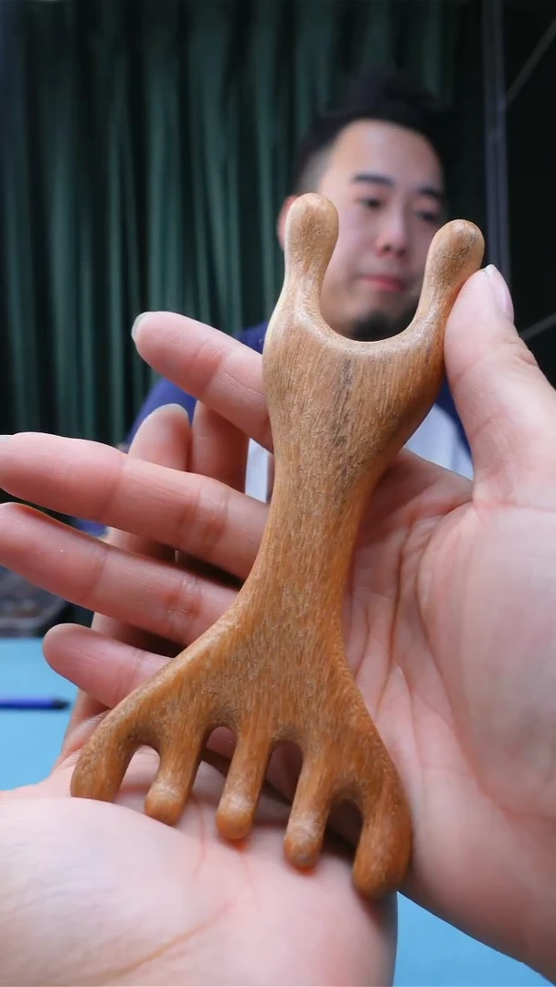 【闪购商品】檀香木檀木二指梳子