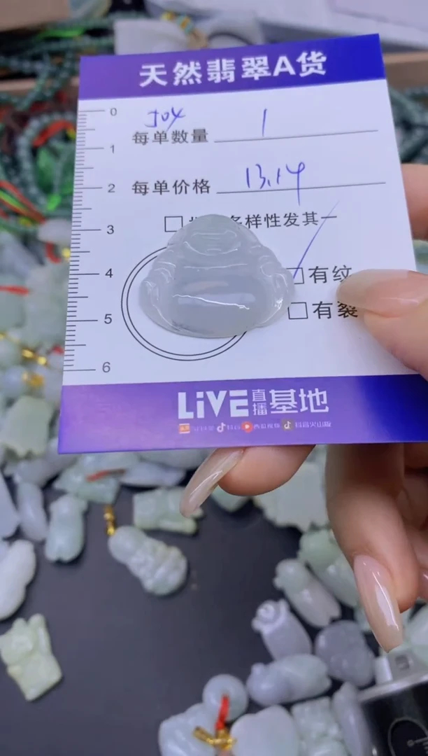 颈饰未镶嵌翡翠天然翡翠A货批量多样性发一件