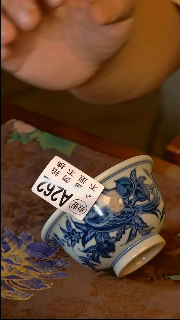 杯手工手绘杯杯很美丽