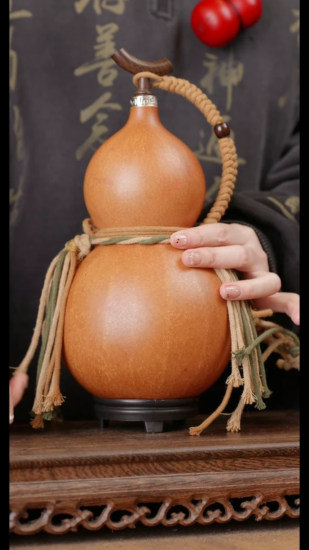 169号精品天然大漆酒葫芦一物一拍~