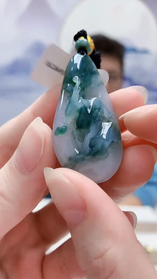 未镶嵌定制翡翠5175ry-毛货挂件36