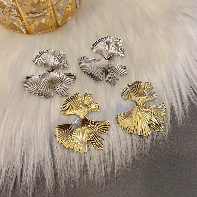 铜合金耳饰 S118手工气质轻奢时尚复古法式个性中古百搭小众优雅