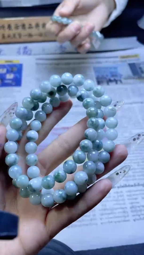 【闪购商品】定制翡翠未镶嵌珠串