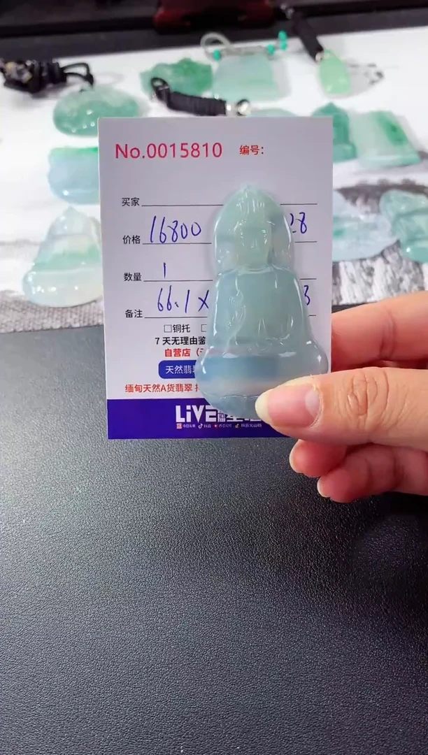 颈饰未镶嵌翡翠素衣