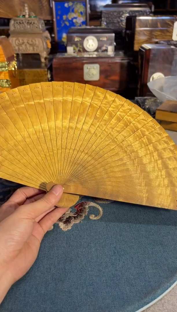 乌木类成套家具金丝楠 扇子 7
