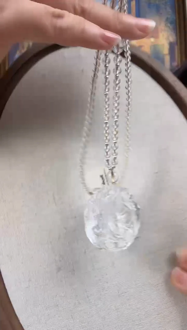 颈饰未镶嵌水晶纯天然水晶吊坠