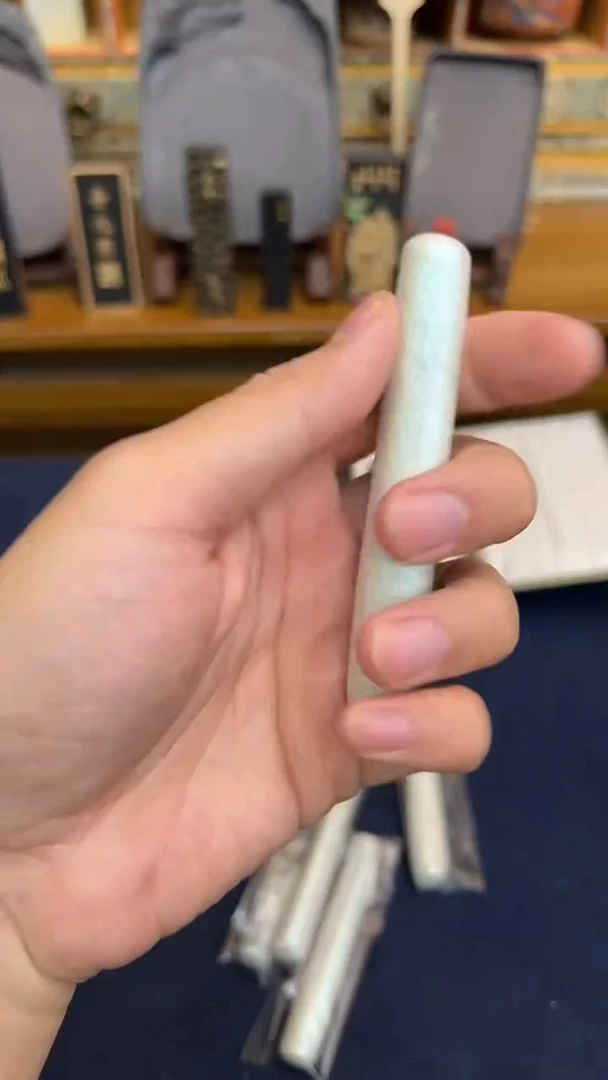 4号自制墨幻彩墨圆棍紫蓝5钱