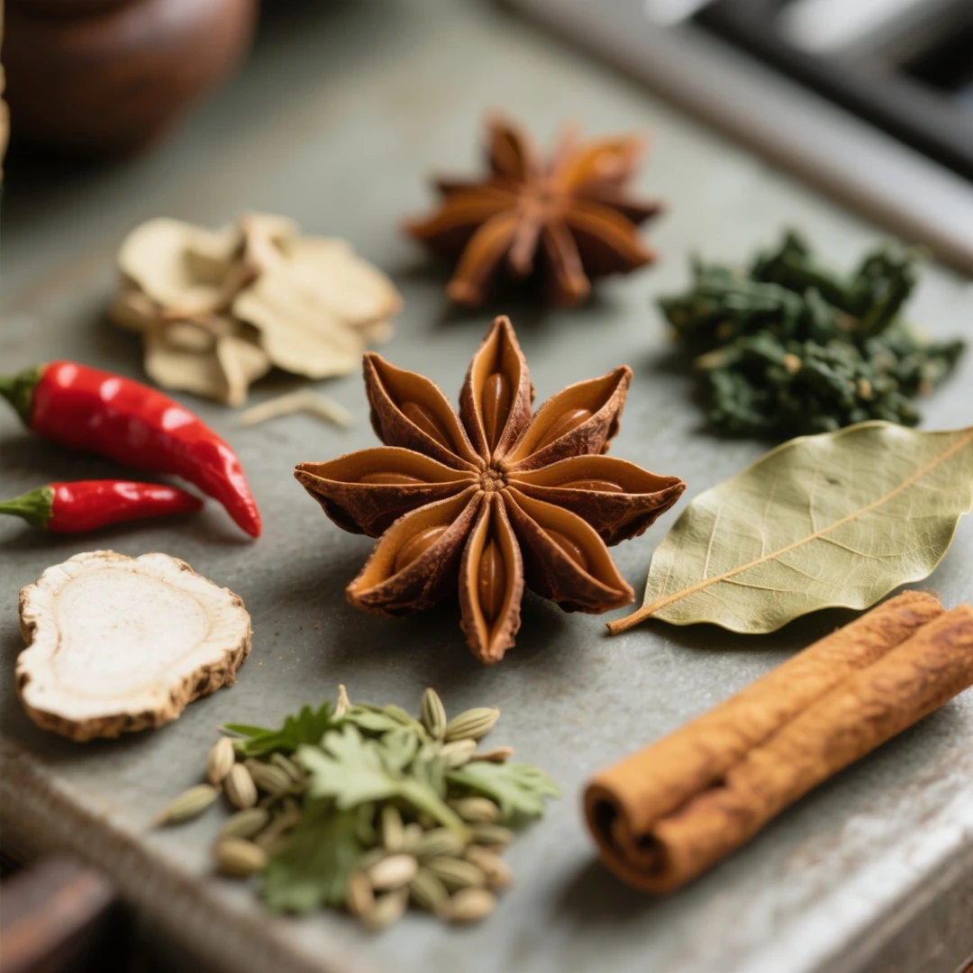 弘岩堂八角花椒桂皮香叶小茴香辣椒白芷厨房香料大全
