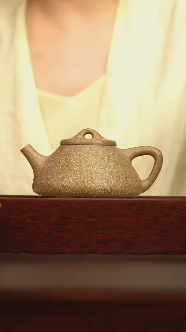 茶壶紫砂子冶石瓢 240cc 原矿青段