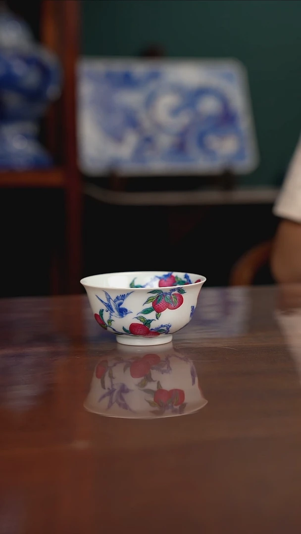 空山明月 新斗彩 荔枝