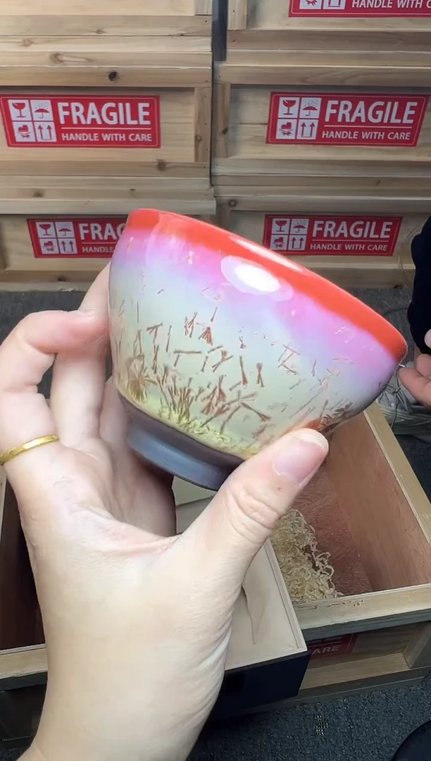 茶盏烈焰 建窑建盏主人杯